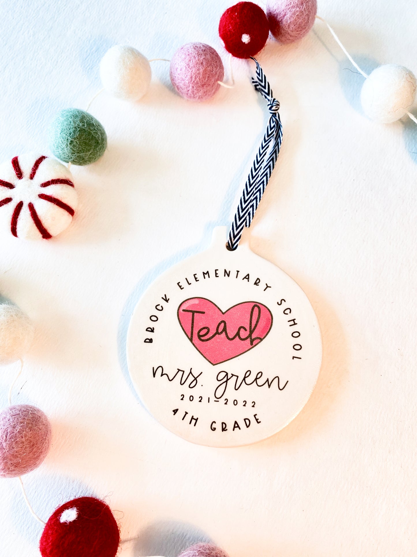 SCHOOL DAYS PERSONALIZED ORNAMENT