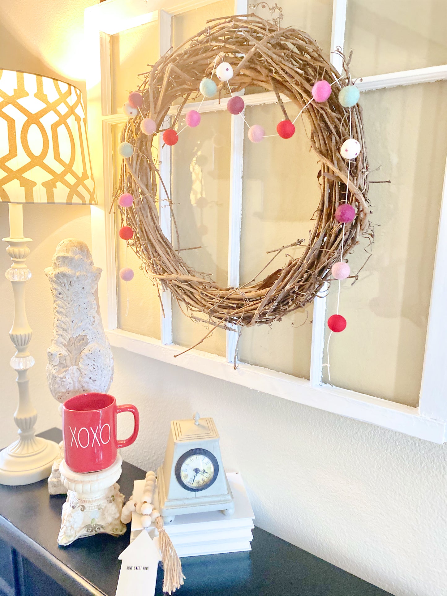 SUGARPLUM WOOL FELT BALL GARLAND