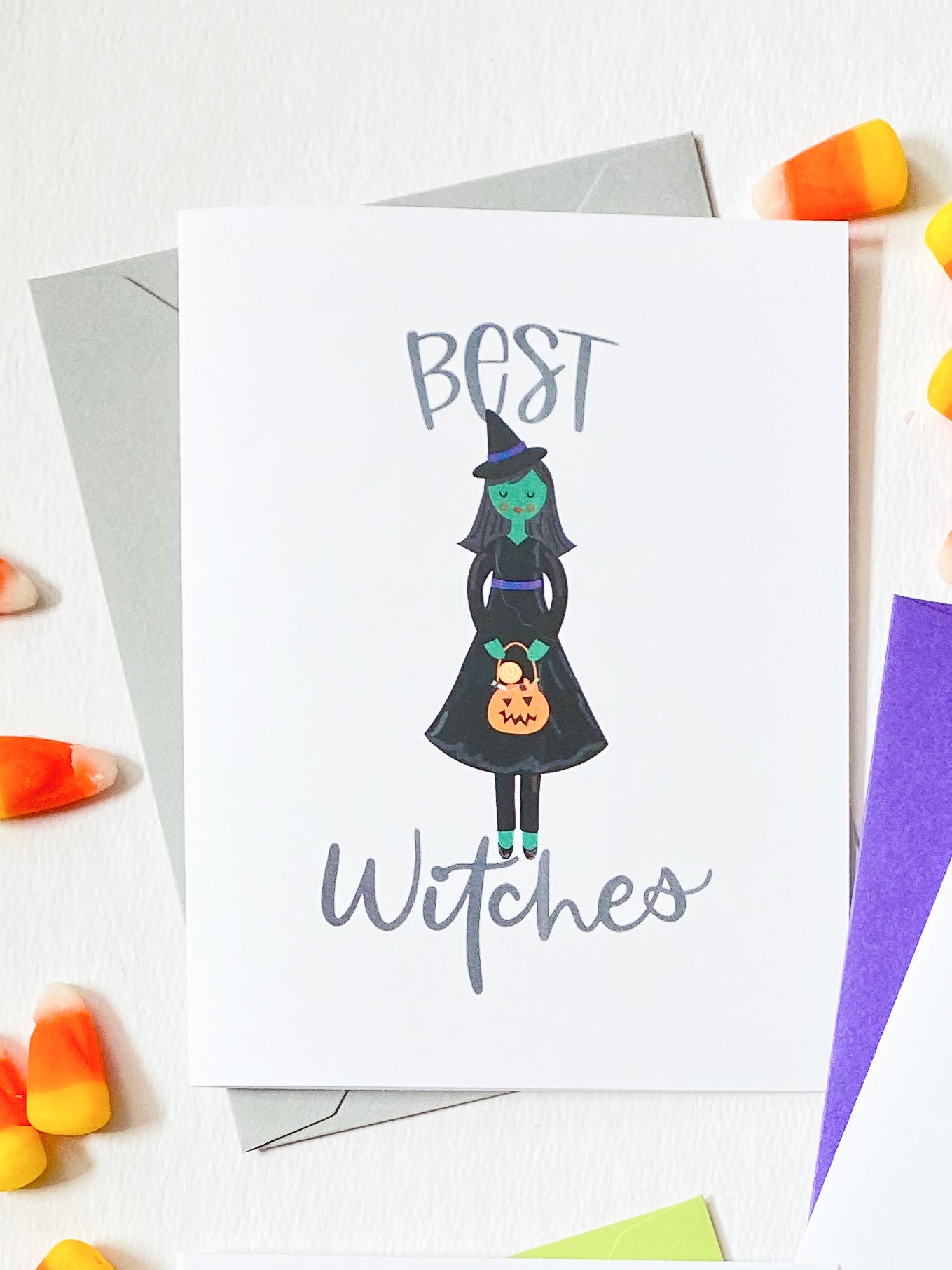 TRICK-OR-TREATERS GREETING CARD SET