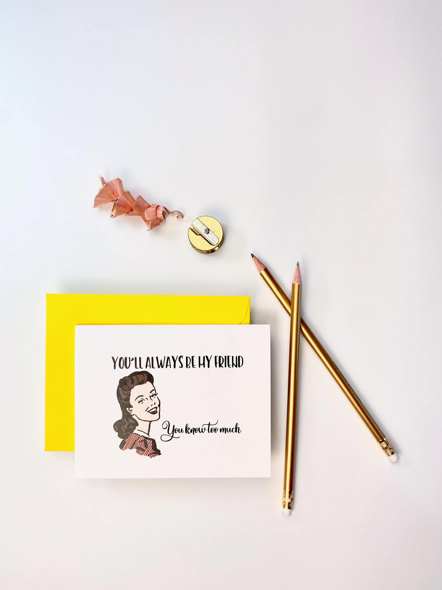 WITTY WOMEN THAT WILL ALWAYS BE YOUR FRIEND GREETING CARD SET
