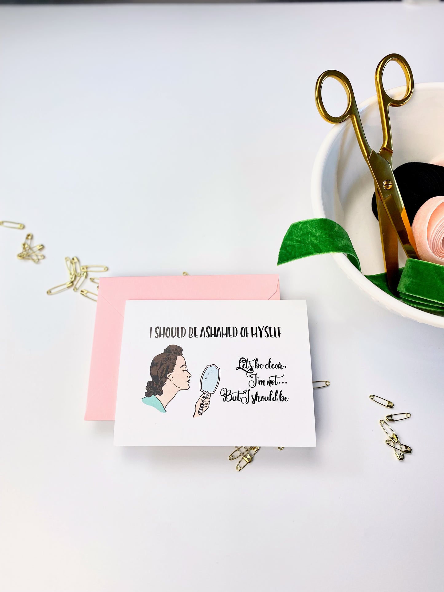 WITTY WOMEN THAT NEVER MAKE THE SAME MISTAKE GREETING CARD SET