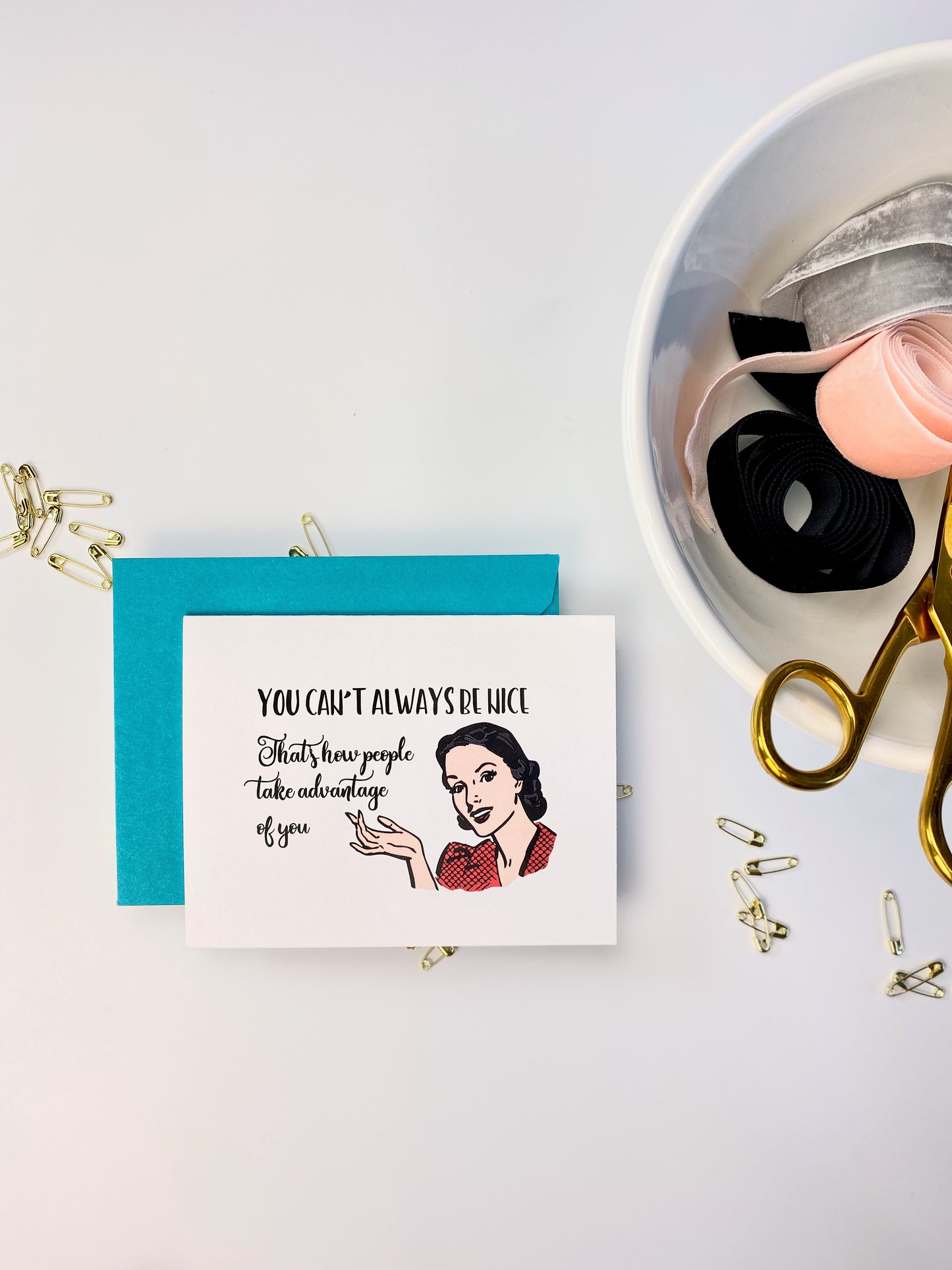 WITTY WOMEN THAT NEVER MAKE THE SAME MISTAKE GREETING CARD SET