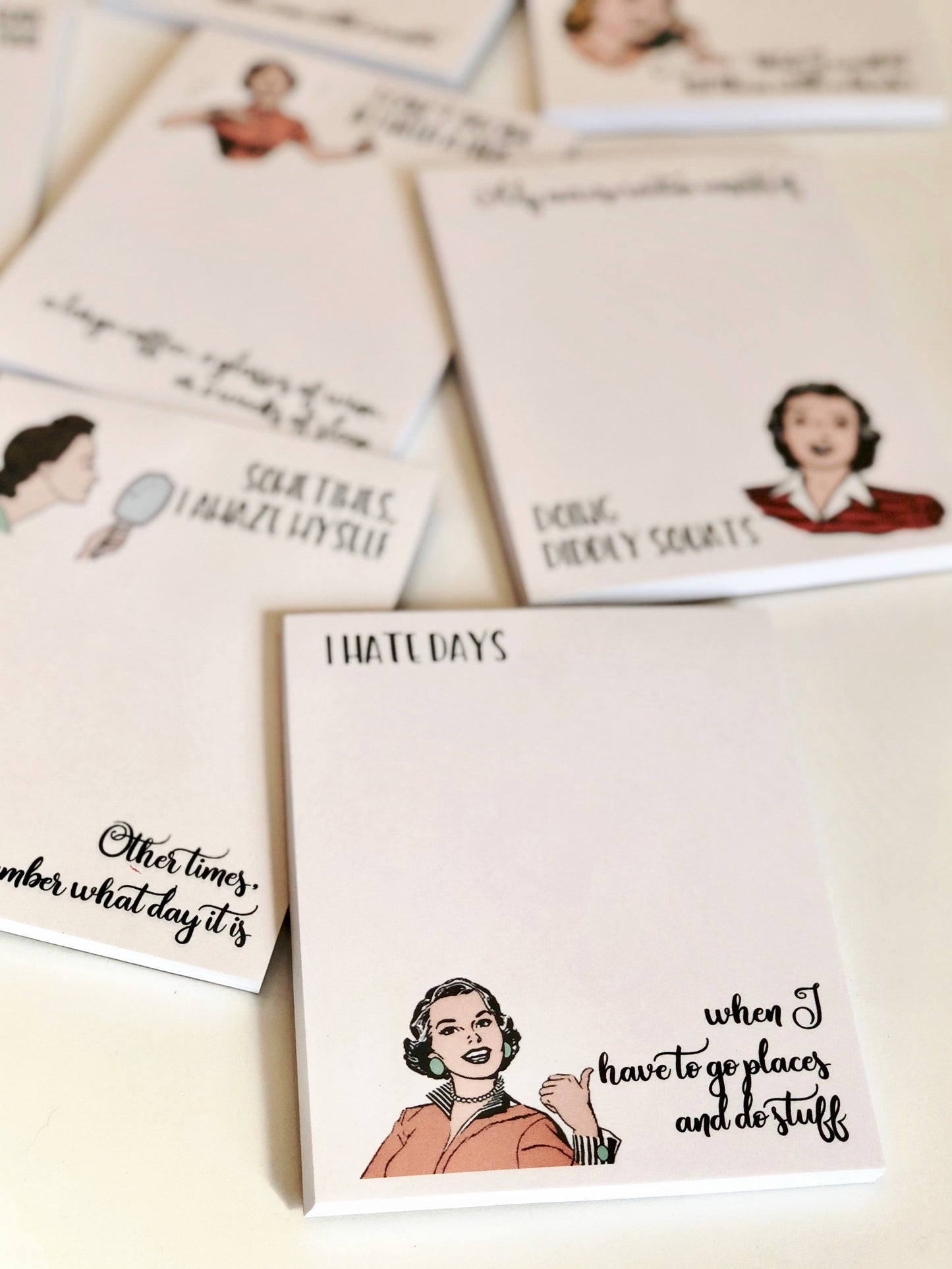 The Mad Padder Witty Women Hate Days  Notepad