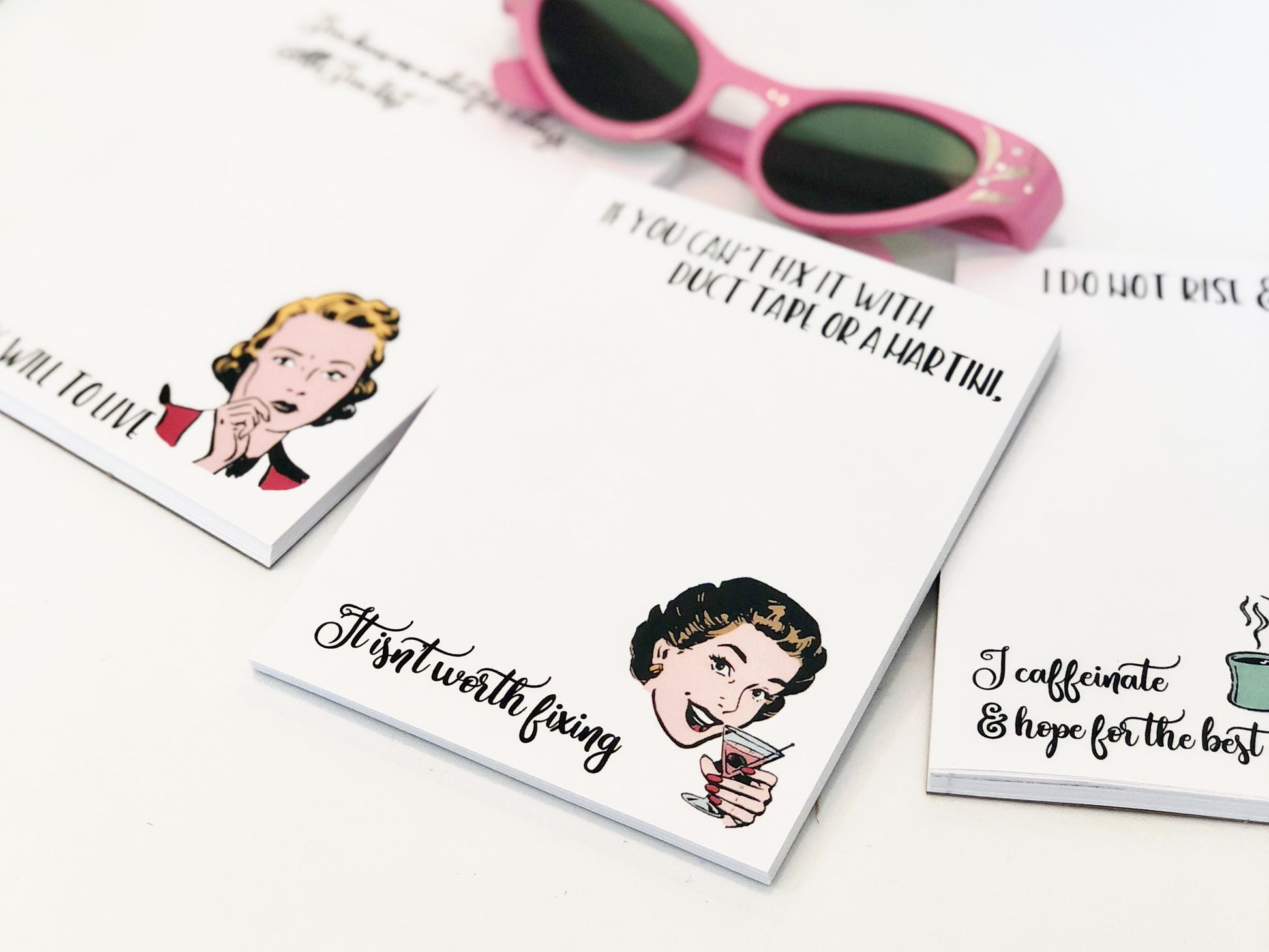 The Mad Padder Witty Women Fix WIth Duct Tape Notepad