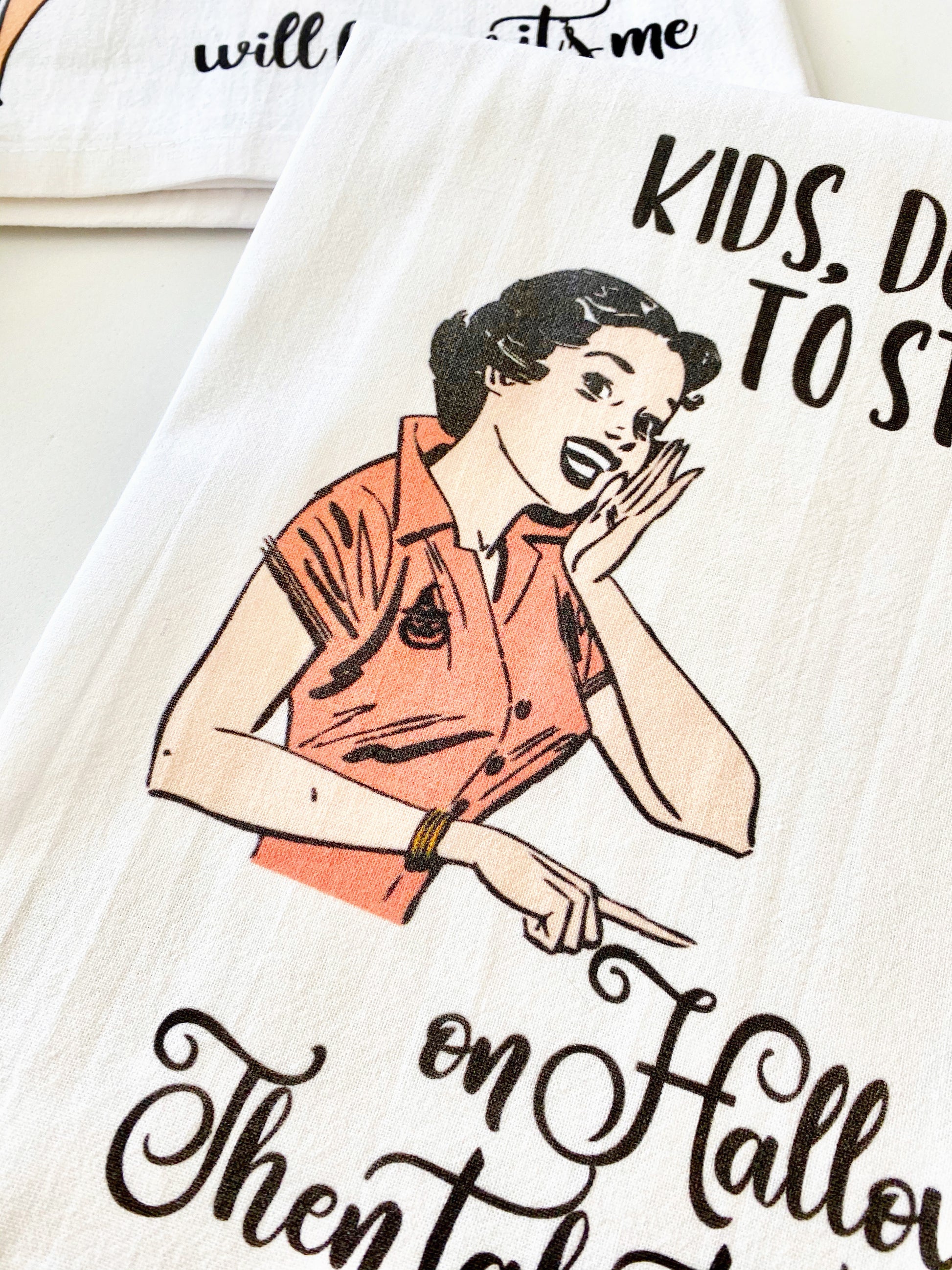 WITTY WOMEN FLOUR SACK DISH TOWELS – The Mad Padder