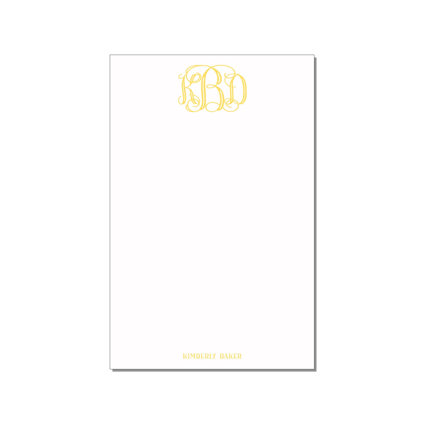 VINE MONOGRAM LARGE NOTEPAD
