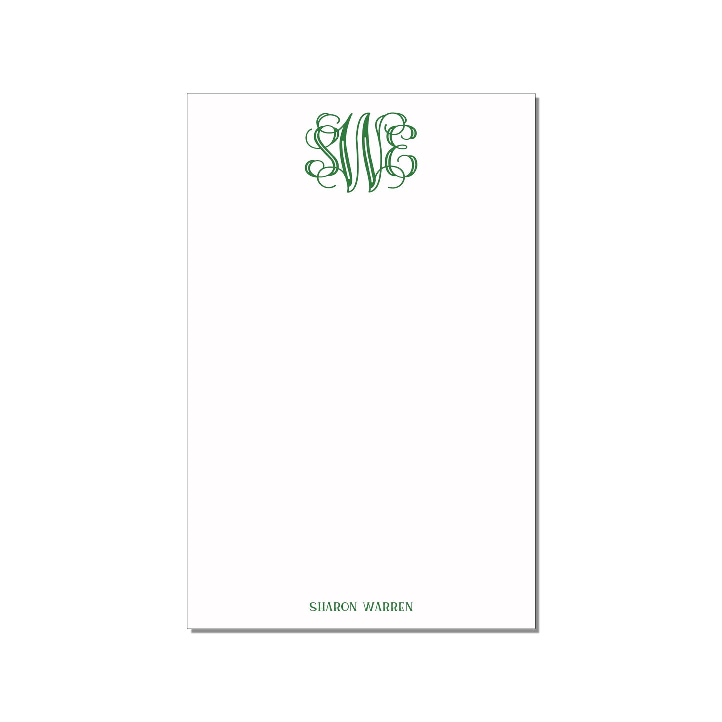 VINE MONOGRAM LARGE NOTEPAD