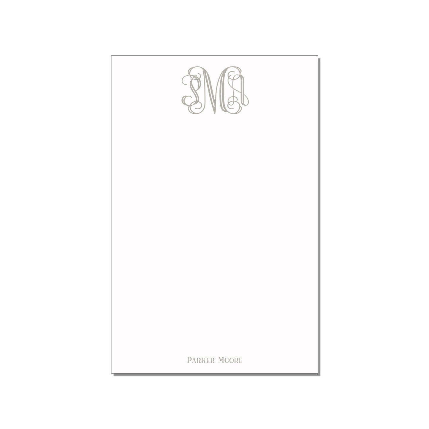 VINE MONOGRAM LARGE NOTEPAD