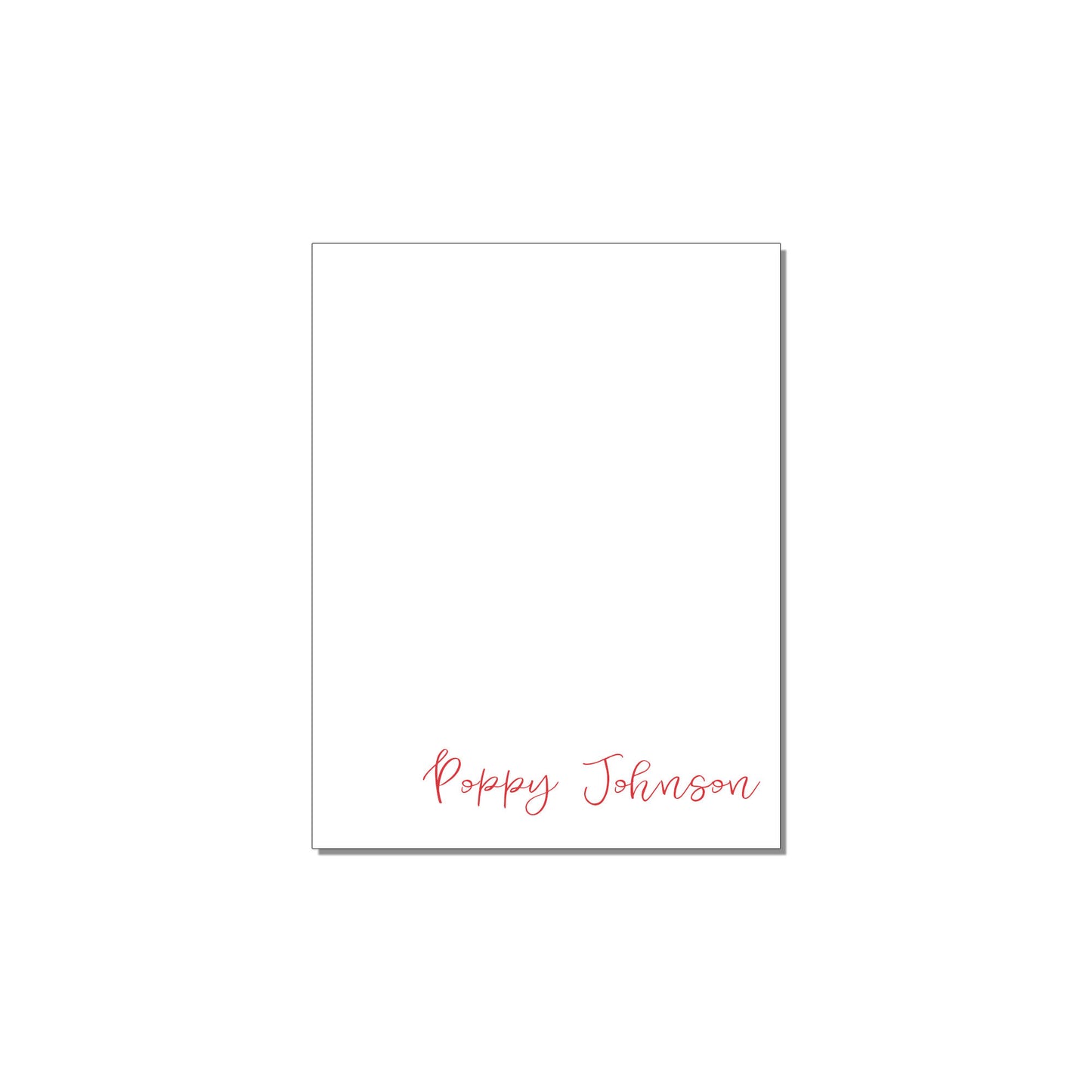 BEAUTIFUL PERSONALIZED NOTEPAD