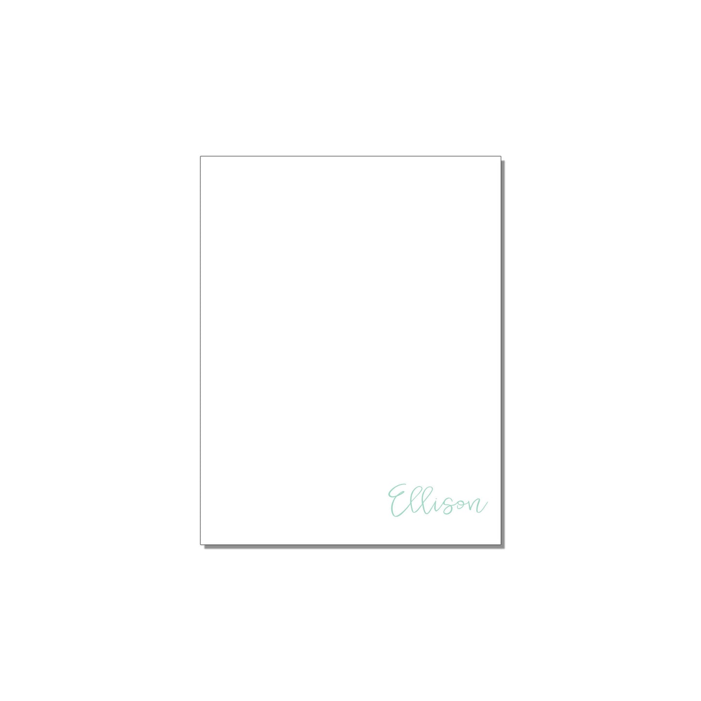 BEAUTIFUL PERSONALIZED NOTEPAD